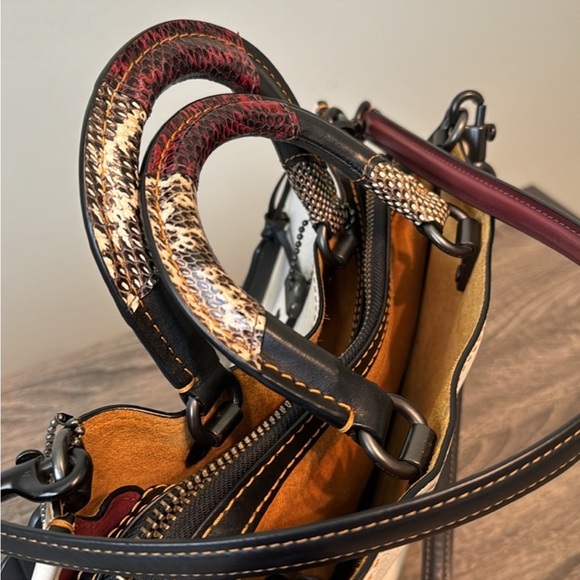 Coach White and Multicolor Leather Bag - Picture 5 of 11